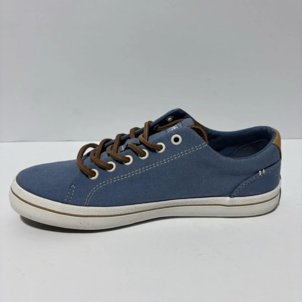 Sperry Men’s Striper LTT Linen Blue Sneakers, Size 5 M